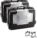 Side Cases Kgr33Pack2 + Side Cases Holder Garda - Kappa Moto Compatible With Suzuki Dl 1000 V-Strom (2002-2011)