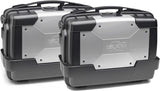 Side-Cases Kgr33Pack2 Garda 33 Lt + Side-Case Holder Monokey - Kappa Moto Compatible With Honda Xl 1000 V Varadero Abs (2003-2006)