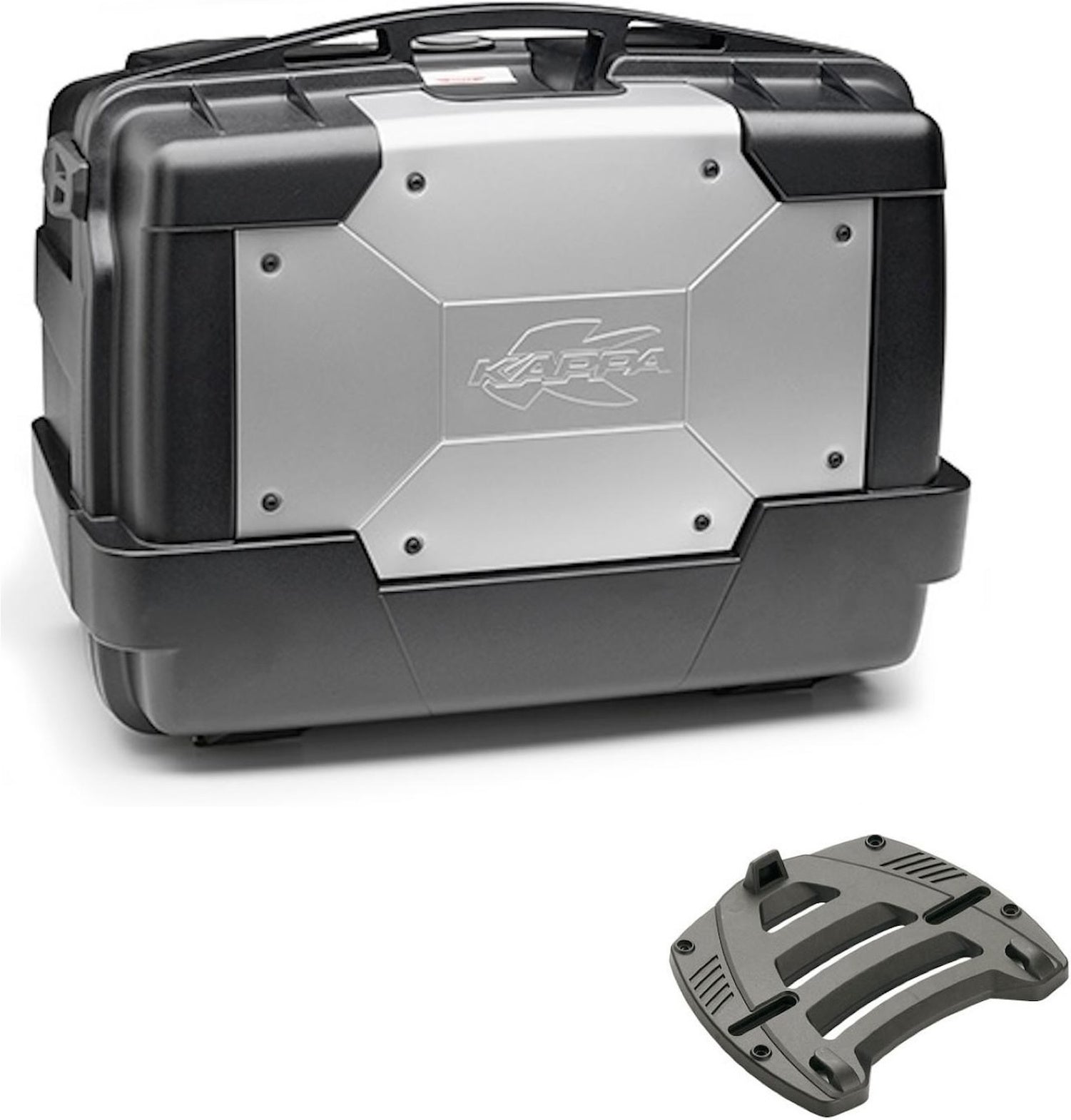 Top Case Kgr46 + Rear Rack Garda - Kappa Moto Compatible With Kawasaki Zr 7 750 (1999-2004)