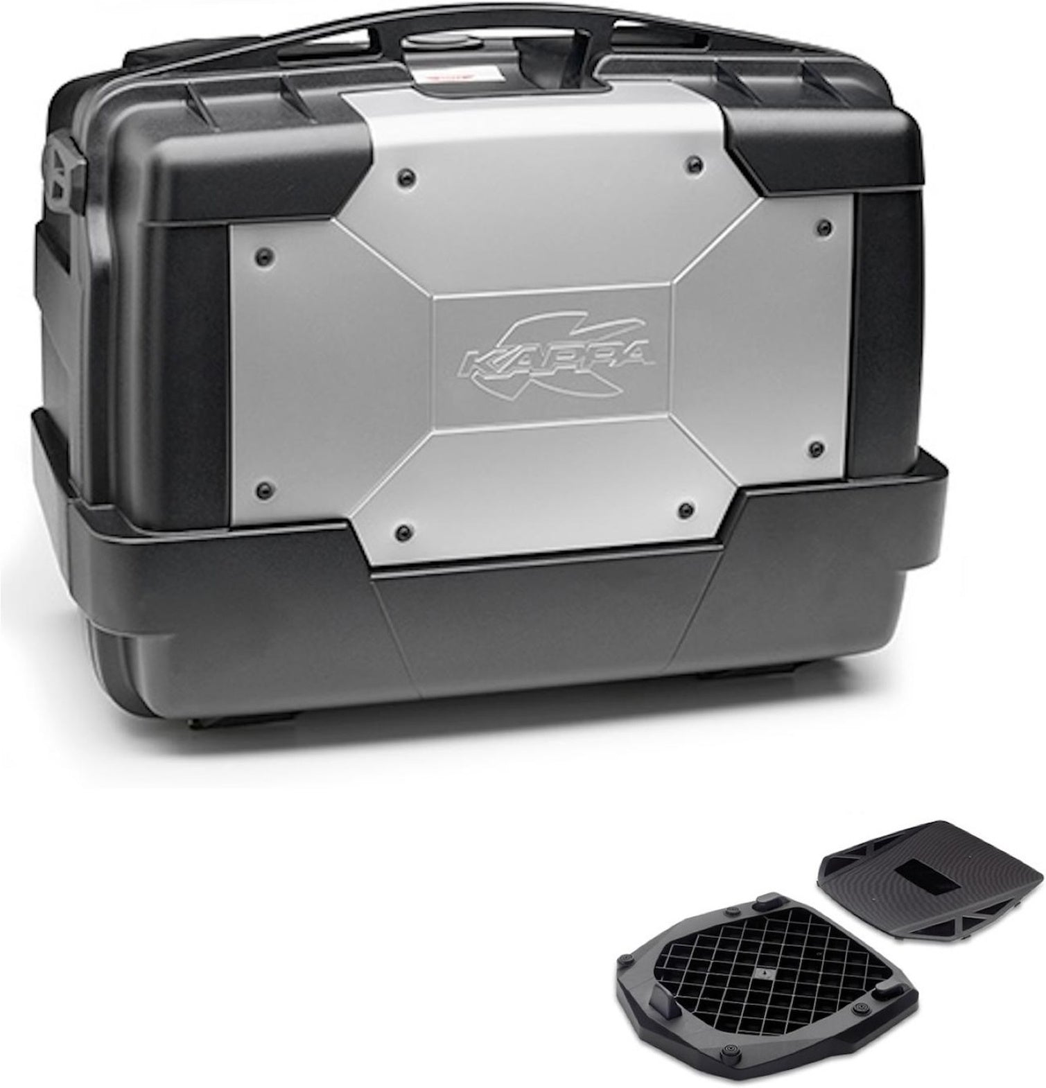 Top Case Kgr46 + Rear Rack Garda - Kappa Moto Compatible With Moto Guzzi V7 Iii Stone Night Pack (2019-2020)