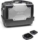 Top Case Kgr46 + Rear Rack Garda - Kappa Moto Compatible With Benelli Leoncino 500 Trail (2017-2023)