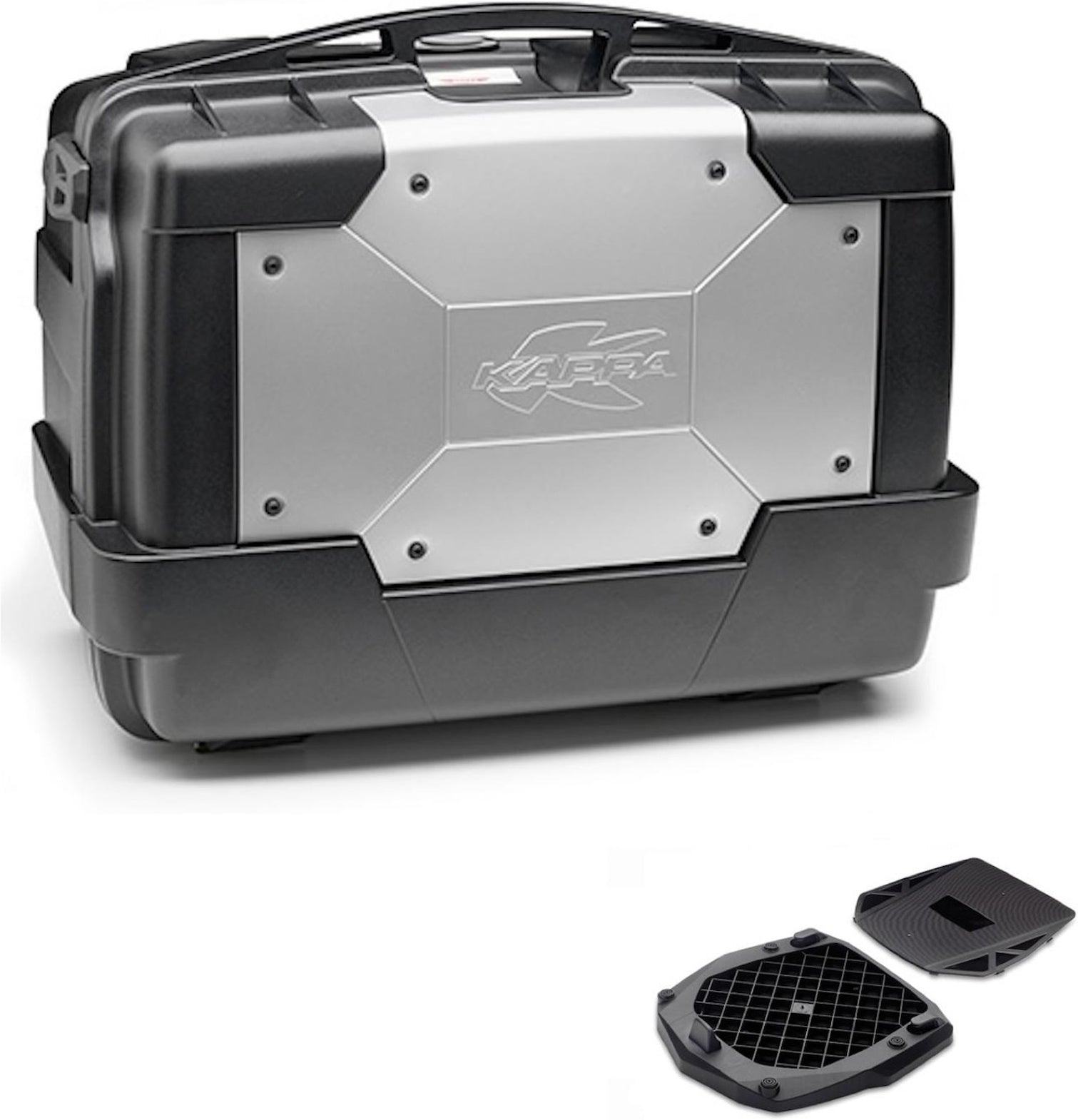 Top Case Kgr46 + Rear Rack Garda - Kappa Moto Compatible With Triumph Tiger 1200 (2018)