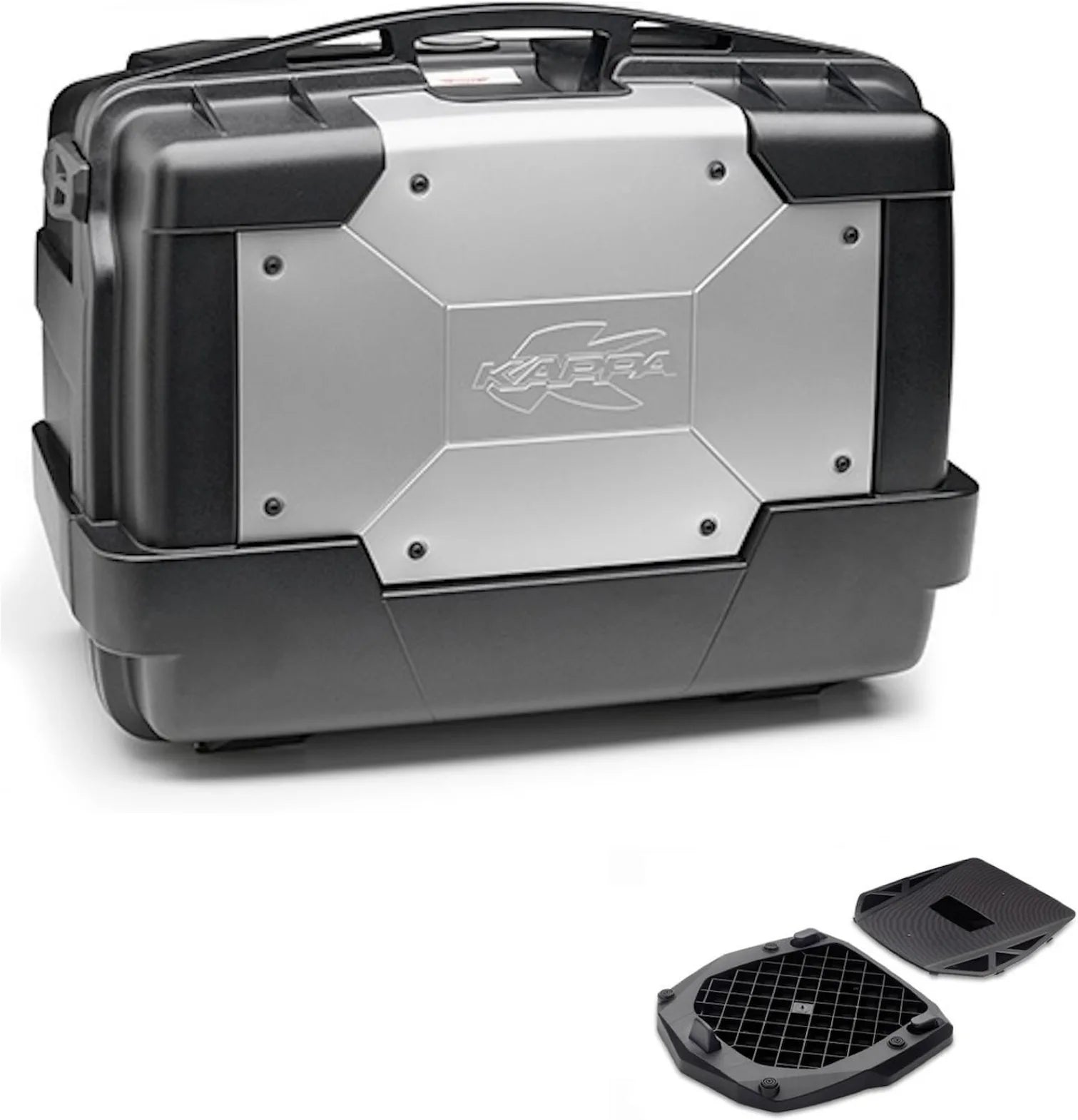 Top Case Kgr46 + Rear Rack Garda - Kappa Moto Compatible With Benelli Trk 502 (2017-2020)