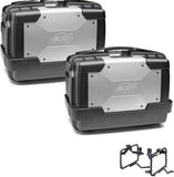 Side Cases Kgr46Pack2 + Side Cases Holder Garda - Kappa Moto Compatible With Bmw F 850 Gs (2018-2020)