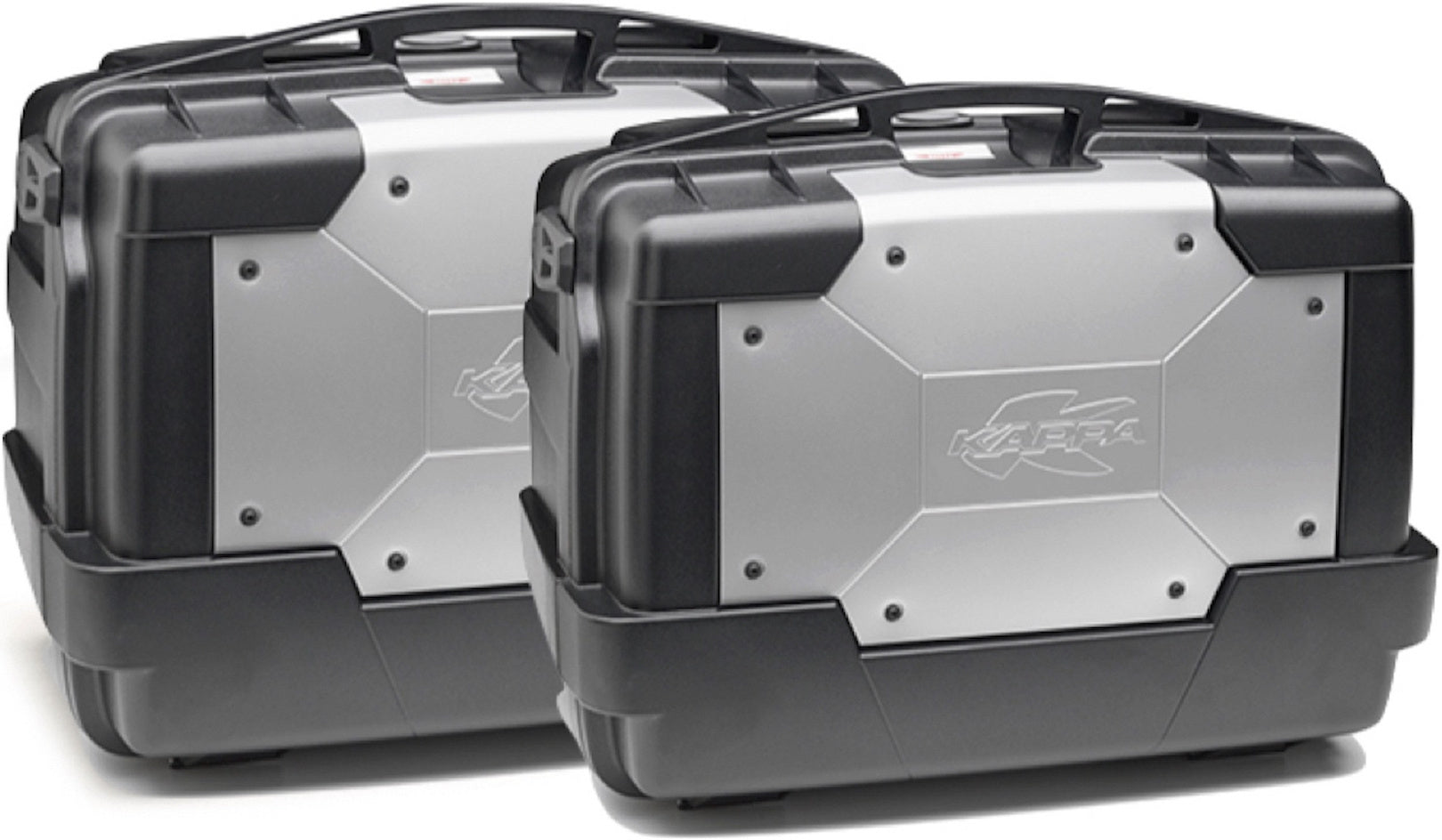 Side-Cases Kgr46 + Rapid Release Side-Case Holder - Kappa Moto Compatible With Triumph Tiger 800 Xc - Xr (2011-2017)