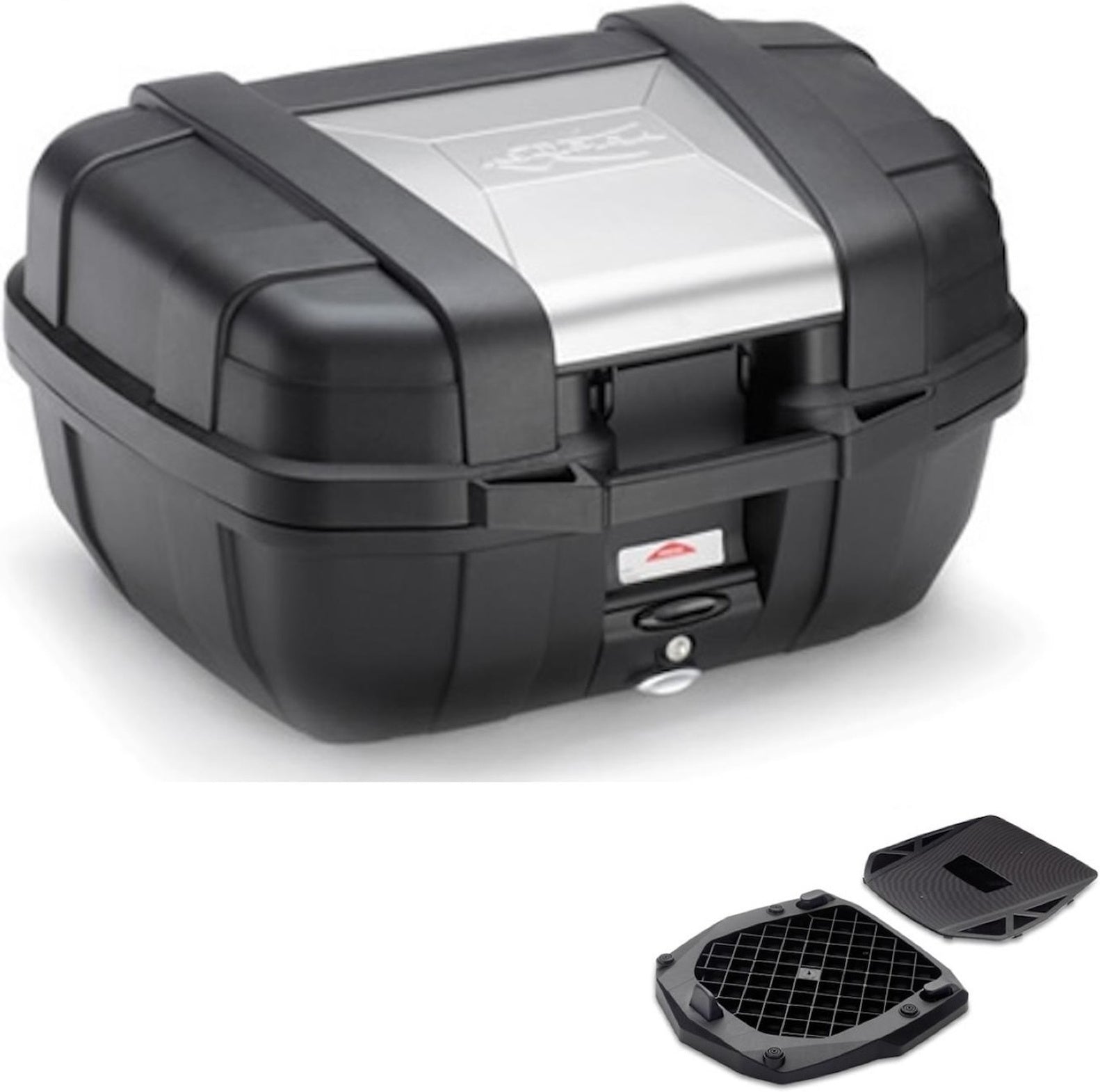 Top Case Kgr52 + Rear Rack Garda - Kappa Moto Compatible With Moto Guzzi V7 Iii Stone (2017-2020)