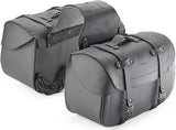 Side-Bags Kmlw01 16-25 Lt + Side-Case Holder - Kappa Moto Compatible With Honda Nc 700 S (2012-2013)