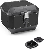 Top Case Kms44B + Rear Rack K'Mission Aluminium - Kappa Moto Compatible With Honda Cmx 500 Rebel (2017-2019)