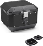 Top Case Kms44B + Rear Rack K'Mission Aluminium - Kappa Moto Compatible With Triumph Tiger 1050 (2007-2012)