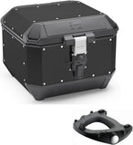 Top Case Kms44B + Rear Rack K'Mission Aluminium - Kappa Moto Compatible With Yamaha Bt 1100 Bulldog (2002-2009)