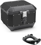 Top Case Kms44B + Rear Rack K'Mission Aluminium - Kappa Moto Compatible With Honda Integra 700 (2012-2013)