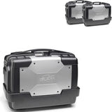Top Case Kgr33 + Side-Cases Kgr33 + Side-Case Holder - Kappa Moto Compatible With Triumph Bonneville T100 (2017-2022)