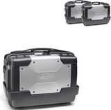 Top Case Kgr46 + Side-Cases Kgr33 + Side-Case Holder - Kappa Moto Compatible With Triumph Bonneville T100 (2017-2022)