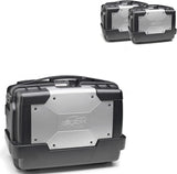 Top Case Kgr46 + Side-Cases Kgr46 + Side-Case Holder - Kappa Moto Compatible With Triumph Bonneville T100 (2017-2022)