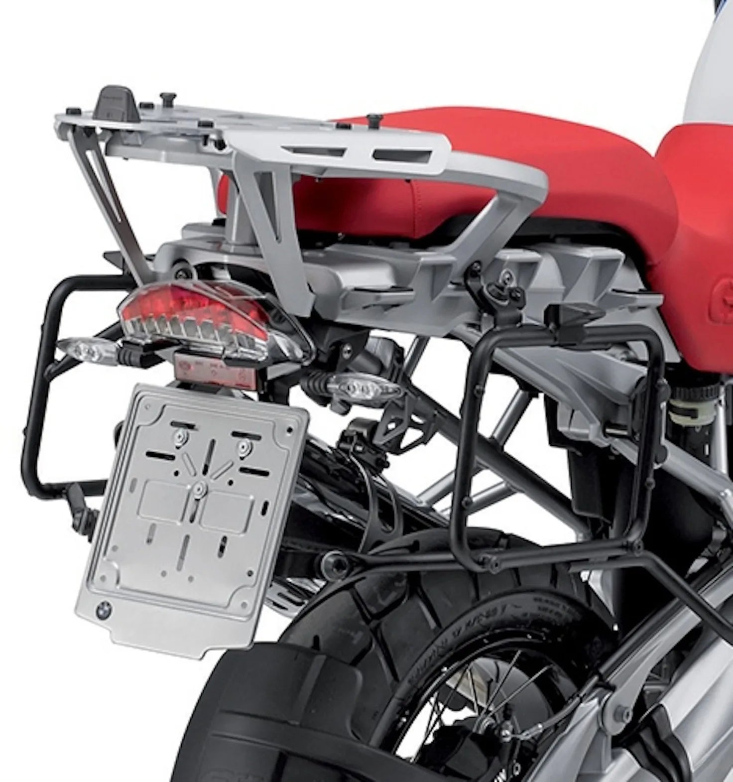 Aluminium Rear-Rack Monokey - Kappa Moto Compatible With Bmw R 1200 Gs (2007-2012)