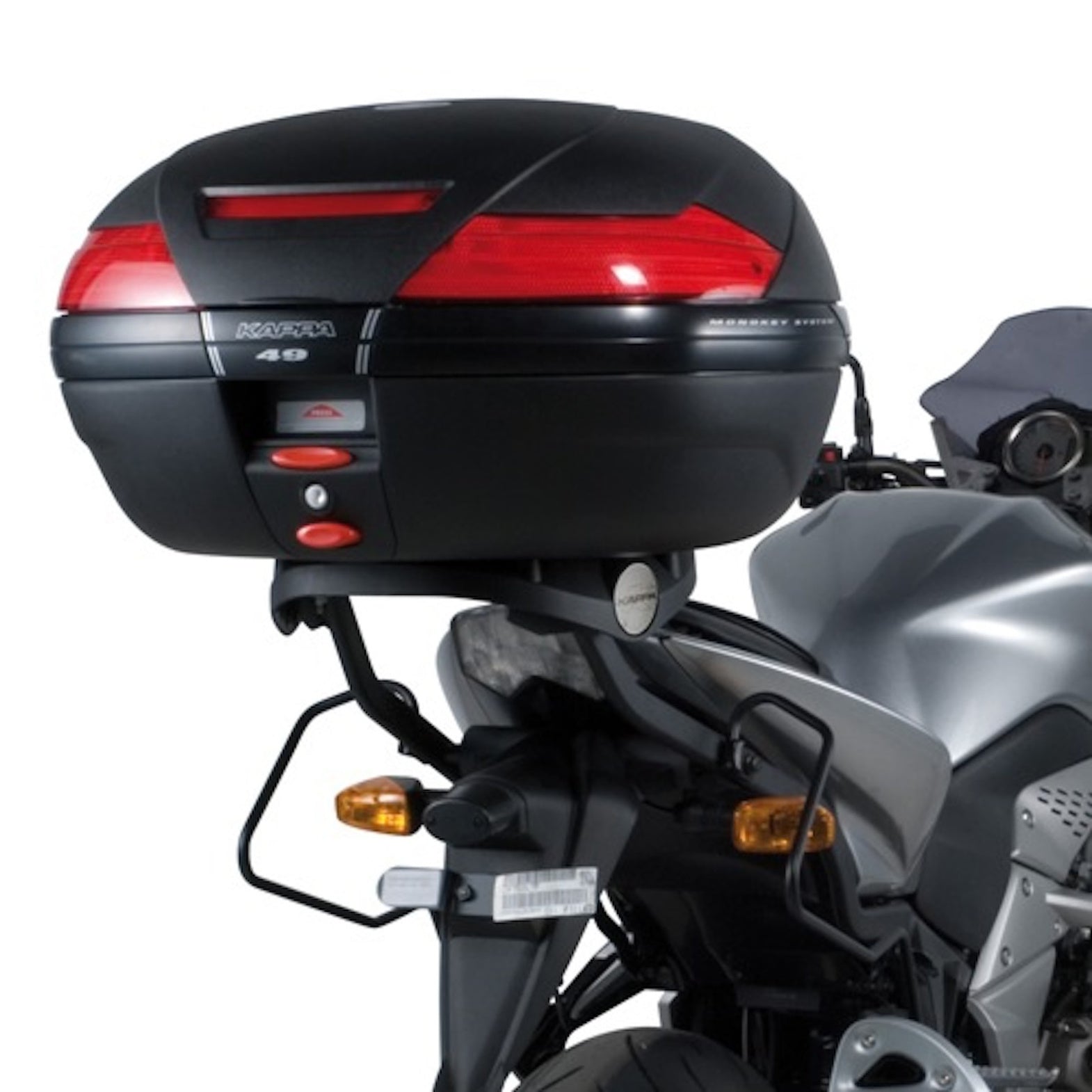 Rear Rack Monokey - Kappa Moto Compatible With Kawasaki Z 1000 (2007-2009)