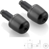 Couple Bar-End Plugs Ma302B - Rizoma Compatible With Bmw R 1200 Gs (2004-2011)