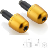 Couple Bar-End Plugs Ma302G - Rizoma Compatible With Yamaha Fzs 1000 Fazer (2000-2005)