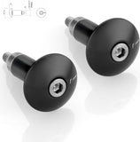 Couple Bar-End Plugs Ma531B - Rizoma Compatible With Ducati Hypermotard Sp (2013-2015)