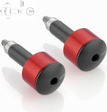 Couple Bar-End Plugs Ma533R - Rizoma Compatible With Ducati Scrambler 800 Café Racer (2017-2019)