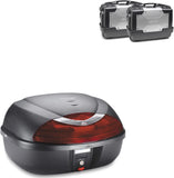 Top Case K42N + Side-Cases Kgr33 + Holder + Side-Case Holder - Kappa Moto Compatible With Honda Vfr 800 (1998-2001)