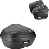 Top Case K47Nt + Side-Cases K22N + Holder + Side-Case Holder - Kappa Moto Compatible With Honda Nc 750 X - Dct (2014-2015)