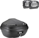 Top Case K47Nt + Side-Cases Kgr33 + Side-Case Holder - Kappa Moto Compatible With Honda Nc 750 S (2016-2020)