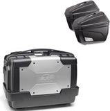 Top Case Kgr46 + Side-Cases K22N + Holder + Side-Case Holder - Kappa Moto Compatible With Honda Nc 750 S (2016-2020)