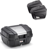 Top Case Kgr52 + Side-Cases K22N + Holder + Side-Case Holder - Kappa Moto Compatible With Honda Vfr 800 (1998-2001)