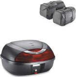 Top Case K42N + Side-Bags Kmlw01 + Holder + Side-Case Holder - Kappa Moto Compatible With Honda Nc 700 X (2012-2013)