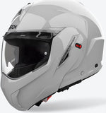 Flip-Up Motorcycle Helmet Airoh Mathisse Ii - Mth298 Thermoplastic Hrt Concrete Grey Gloss Color Size Xxxl