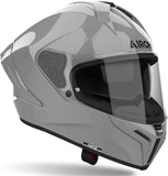 Full-Face Motorcycle Helmet Airoh Matryx - Mx98 Composite Carbon Concrete Grey Gloss Color Size L