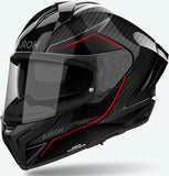 Full-Face Motorcycle Helmet Airoh Matryx - Mxcs99 Full Carbon 6K Gloss Carbon Stylish Size L