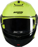 Flip-Up Travelling Motorcycle Helmet Nolan N100-6 Green Impulso / Black Mivedi 329 Size Xxl