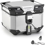 Monokey Trekker Outback Evo Smart Aluminium Top Case - 42 Lt Trekker Outback Evo Smart Aluminium - Givi Compatible With Ktm 890 Smt (2023-2024)