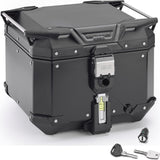 Monokey Trekker Outback Evo Smart Black Aluminium Top Case - 42 Lt Trekker Outback Evo Smart Aluminium - Givi Compatible With Niu Nqix 500 (2025)