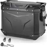 Monokey Cam-Side Trekker Outback Evo Smart Black Aluminium Right Side Case + Lock - 44 Lt Givi Trekker Outback Evo Smart Aluminium Black Size 44 Lt.