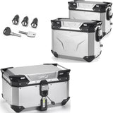 Trekker Outback Evo Smart Aluminium Top Case + Side Cases - 146 Lt Trekker Outback Evo Smart Aluminium - Givi Compatible With Honda X-Adv 750 (2025)