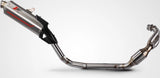 Complete Non-Catalytic Exhaust System With Sound Certification Sabbia Stainless Steel - Zard Compatible With Aprilia Tuareg 660 (2022-2023)