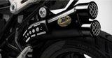 Exhaust Tip With Noise Certification Special Edition Steel Black - Zard Compatible With Bmw R Nine T 1200 Scrambler (2021-2023)