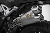 Exhaust Tip With Noise Certification Special Edition Stainless Steel - Zard Compatible With Bmw R Nine T 1200 - Pure - Urban G - S (2021-2023)