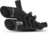 Exhaust Tip With Noise Certification Steel Black - Zard Compatible With Ducati Diavel 1260 Euro5 (2021-2022)