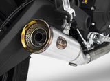 Exhaust Tip With Noise Certification Zuma Stainless Steel Endcap Bronze - Zard Compatible With Ducati Scrambler 800 (2021-2022)