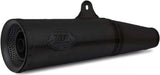 Complete Non-Catalytic Exhaust System With Sound Certification Zuma Steel Black Endcap Aluminium Black - Zard Compatible With Ducati Scrambler 800 (2015-2016)