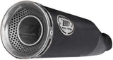 Exhaust Tip With Noise Certification Zuma Steel Black Endcap Aluminium - Zard Compatible With Ducati Scrambler 800 (2017-2019)
