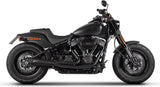 Complete Catalytic Exhaust System With Sound Certification Steel Black Endcap Aluminium Black - Zard Compatible With Harley-Davidson Breakout (2016-2023)