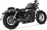 Complete Catalytic Exhaust System With Sound Certification Sport Steel Black - Zard Compatible With Harley-Davidson Sportster (2003-2013)
