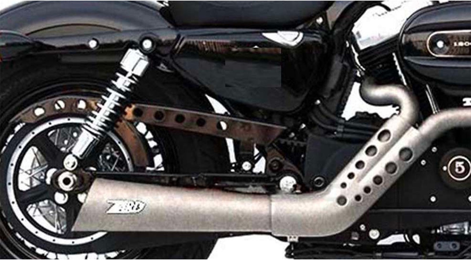Complete Catalytic Exhaust System With Sound Certification Sport Stainless Steel Polish - Zard Compatible With Harley-Davidson Sportster (2003-2013)