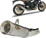 Exhaust Tip With Noise Certification Stainless Steel - Zard Compatible With Kawasaki Z 900 Rs (2018-2020)