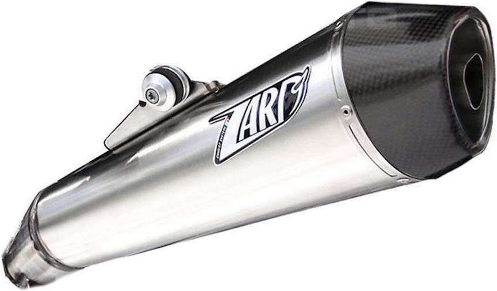 Exhaust Tip With Noise Certification Conical Stainless Steel Endcap Aluminium - Zard Compatible With Moto Guzzi Norge (2006-2010)